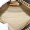 Christian Dior Vintage Honeycomb Zip Canvas and Leather