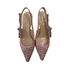 Christian Dior Women's J'Adior Slingback Pumps Printed Fabric