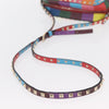 Valentino Garavani Rockstud 1973 Camera Striped Leather