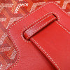 Goyard Saigon Top Handle Coated Canvas with Leather