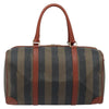 Fendi Vintage Pequin Boston Coated Canvas