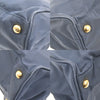 Prada Zip Convertible Shopping Tote Tessuto with Saffiano Leather