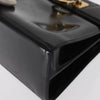 Salvatore Ferragamo Gancini Convertible Top Handle Patent Leather