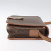 Celine Vintage Macadam Circle Logo Canvas and Leather
