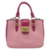 Miu Miu Madras Convertible Lock Tote Leather