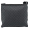Gucci Vintage Flat Messenger GG Canvas and Leather
