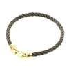 Fred Paris Force 10 Woven Cord and Stainless Steel with 18K Yellow Gold