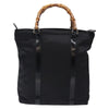 Gucci Vintage Bamboo Handle Tote Nylon