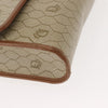 Christian Dior Vintage Honeycomb Flap Canvas and Leather