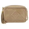 Chanel Vintage Diamond CC Camera Quilted Lambskin