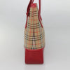Burberry Nova Check Tote Canvas and Leather
