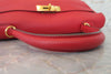 Hermes Kelly Red Clemence with Gold Hardware