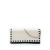 Secondhand Valentino Bicolor Leather Rockstud Wallet on Chain