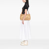 Secondhand Valentino Medium Raffia VLogo Tote