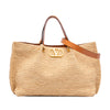 Secondhand Valentino Medium Raffia VLogo Tote