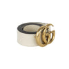 Gucci cream marmont leather belt Pre-Owned