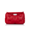 Maison Margiela Glam Slam features a quilted leather detachable strap red pre-owned nft