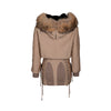 Jean Paul Gaultier beige puffer coat Pre-owned