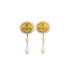 Secondhand Vivienne Westwood Rare Loelia Earrings with Faux Pearl 