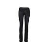 Saint Laurent skinny coated black jeans pre-owned