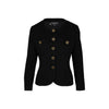 Chanel black cotton short jacket pre-owned