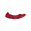 Tod's leather red flat shoes pre-owned