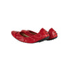 Tod's leather red flat shoes pre-owned