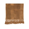 Collection Privée brown suede fringed scarf pre-owned