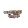 Snakeskin Belt Snakeskin Pre Owned