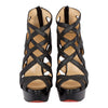 Christian Louboutin "Balota" Glitter Strippy Sandals