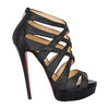 Christian Louboutin "Balota" Glitter Strippy Sandals