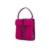 Alberta Ferretti fucsia handle bag, embellished with exotic leather details pre-owned