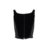 Vivienne Westwood black velvet corset-'90s Pre-Owned