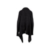 Rick Owens black cardigan with maxi revers pre-owned