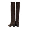 Secondhand Laurence Dacade Suede Over the Knee Dark Brown Boots