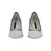 Narciso Rodriguez white and black suede pumps pre-owned