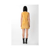 Roberto Cavalli tan suede sleveeless dress pre-owned