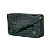 Collection Privée green alligator leather shoulder bag pre-owned