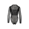 Collection Privée black bodysuit. Long sleeves, decorated with black sequins pre-owned