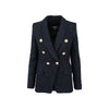 Balmain blue jacket double-breasted pre-owned nft