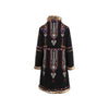 Antik Batik black overcoat multicolour embroidery pre-owned