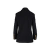 Chanel black wool jacket Double-breasted blazer pre-owned nft