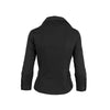 Prada black cotton shirt. Crossed fastening at the front pre-owned