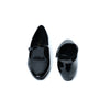 Saint Laurent black patent leather flat shoes with strap pre-owned