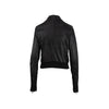 Rick Owens leather jacket. Biker style, long sleeves and zip fastening pre-owned