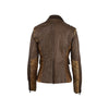 Pinko brown leather jacket pre-owned