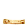 Chanel Logo Hair Barrette Gold