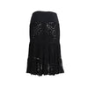 Adam Jones black skirt with laser cut details pre-owned