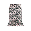 Blumarine pink silk skirt floral print pre-owned