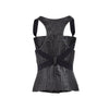 Gareth Pugh black leather vest. Suspenders and central buttoning with hooks pre-owned